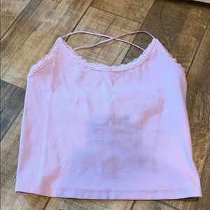 Lilac Lace Trim Cami Top